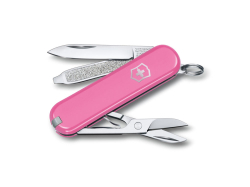 Нож-брелок VICTORINOX Classic SD Colors Cherry Blossom, 58 мм, 7 функций, розовый