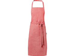 Pheebs 200 g/m2 recycled cotton apron, красный яркий