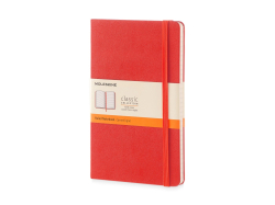 Записная книжка Moleskine Classic (в линейку) в твердой обложке, Large (13х21см), красный