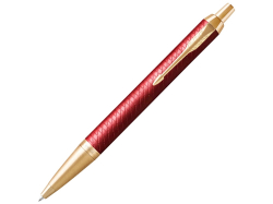 Шариковая ручка Parker IM Premium K318  Red GT, стержень: M, цвет чернил: blue, в подарочной упаковке.