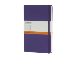 Записная книжка Moleskine Classic (в линейку) в твердой обложке, Large (13х21см), фиолетовый