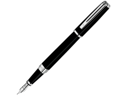 Перьевая ручка Waterman Exception, цвет: Slim Black ST, перо: F (FF)