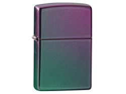 Зажигалка ZIPPO Classic с покрытием Iridescent, латунь/сталь, фиолетовая, матовая, 38x13x57 мм