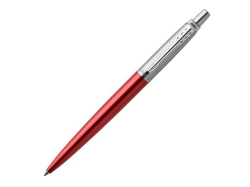 Шариковая ручка Parker Jotter Essential, Kensington Red CT, стержень: M, цвет чернил : blue или blac