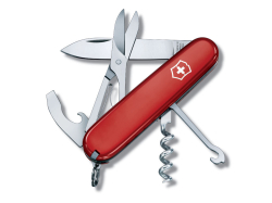 Нож перочинный VICTORINOX Compact, 91 мм, 15 функций, красный