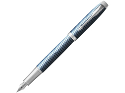 Перьевая ручка Parker IM Premium Blue Grey CT, перо: F, цвет чернил: blue, в подарочной упаковке.