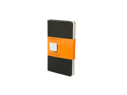 Записная книжка Moleskine Cahier (в линейку, 3 шт.), Pocket (9х14см), черный