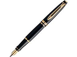 Перьевая ручка Waterman Expert 3, цвет: Black Laque GT, перо: F