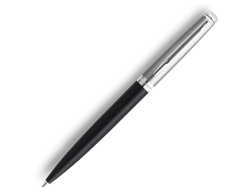 Шариковая ручка Waterman Hemisphere Entry Point Stainless Steel with Black Lacquer в подарочной упаковке