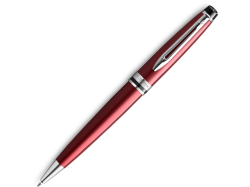 Шариковая ручка Waterman Expert Dark Red Lacquer CT Black, стержень: M, цвет чернил: blue.