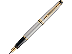 Перьевая ручка Waterman Expert 3, цвет: Stainless Steel GT, перо: F