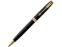 Ручка шариковая Parker Sonnet Core Matte Black GT, черный/золотистый