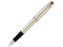 Перьевая ручка Parker Sonnet F535 VERY PREMIUM Feminine, (серебро 925 пробы) цвет: Silver PGT, перо: F