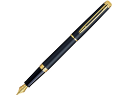 Перьевая ручка Waterman Hemisphere, цвет: MattBlack, перо: F