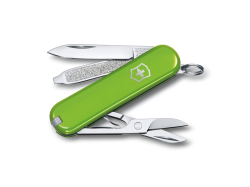 Нож-брелок VICTORINOX Classic SD Colors Smashed Avocado, 58 мм, 7 функций, салатовый