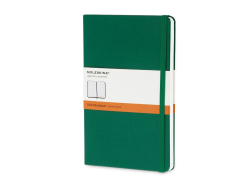 Записная книжка Moleskine Classic (в линейку) в твердой обложке, Large (13х21см), зеленый