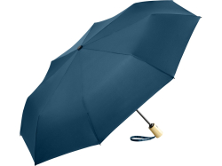 Зонт складной 5429 ÖkoBrella из бамбука, полуавтомат, navy