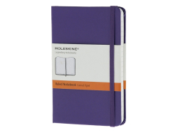 Записная книжка Moleskine Classic (в линейку) в твердой обложке, Pocket (9x14см), фиолетовый