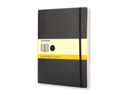 Записная книжка Moleskine Classic Soft (в клетку), ХLarge (19х25 см), черный