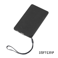 Зарядное устройство "Камень" с покрытием soft grip, 4000 mAh в подарочной коробке