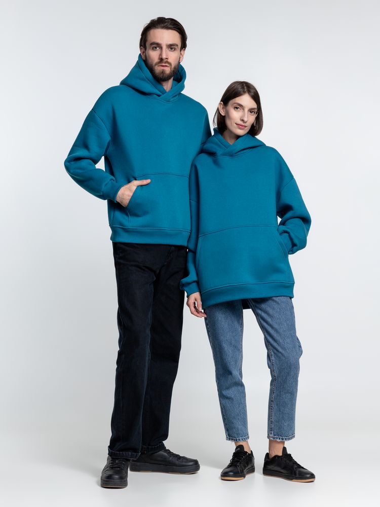 Худи Kulonga Oversize, бирюзовое, размер 3XL/4XL