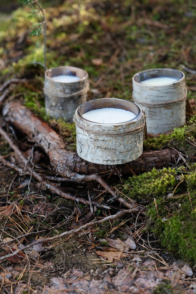 Свеча Birch Bark, большая