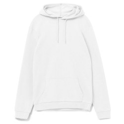 Толстовка с капюшоном унисекс Hoodie, белая, размер XS