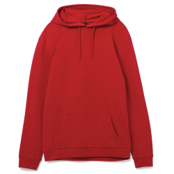 Толстовка с капюшоном унисекс Hoodie, красная, размер 3XL