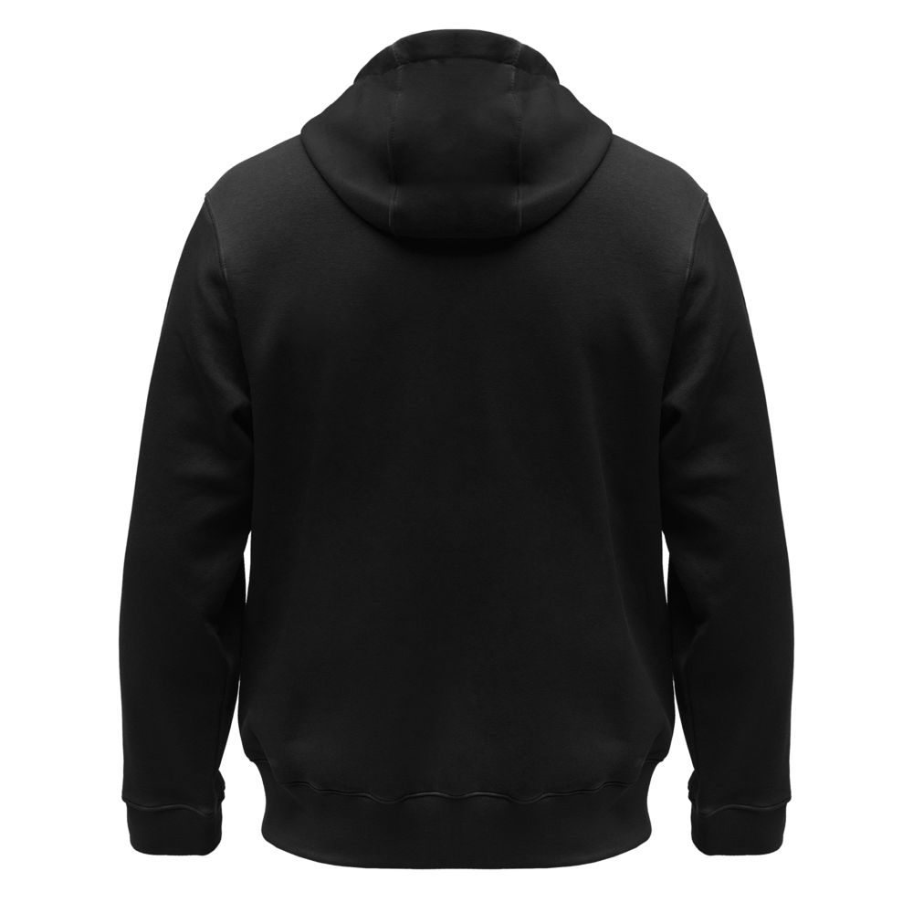 Толстовка мужская Hooded Full Zip черная, размер L