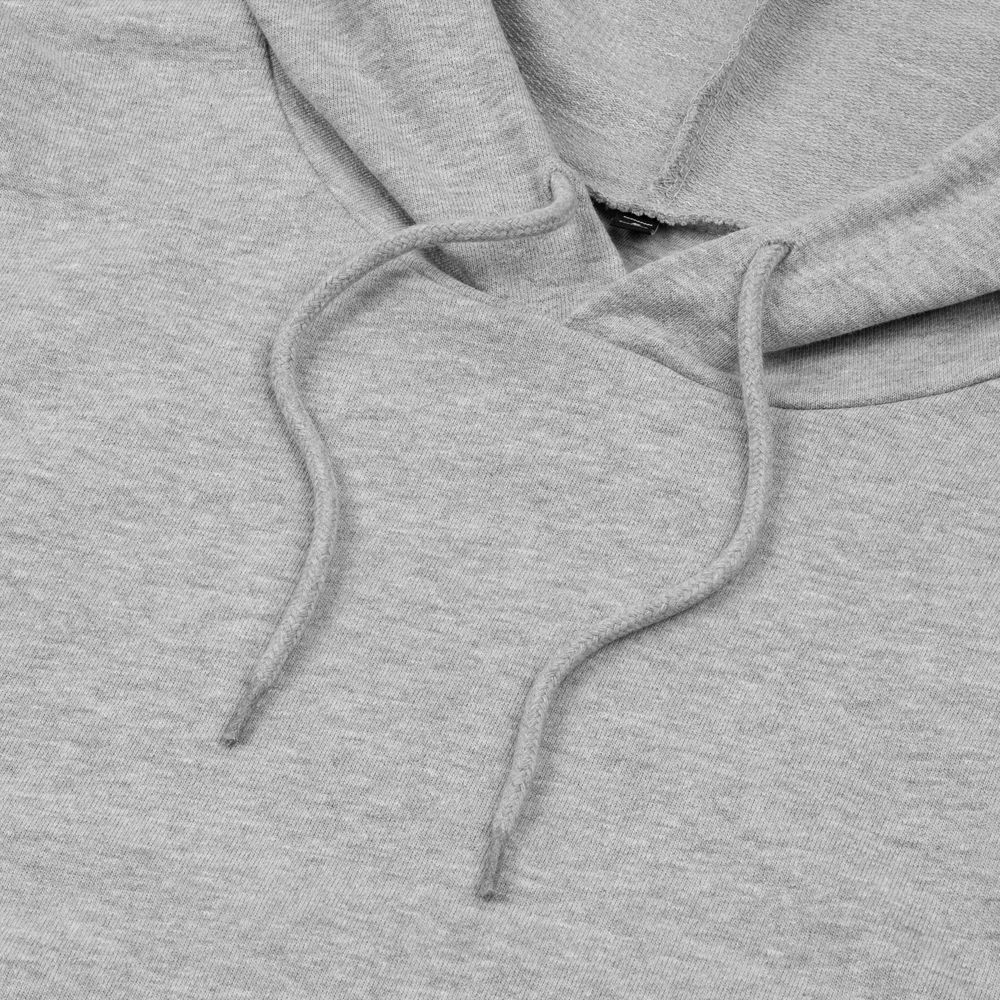 Толстовка с капюшоном унисекс Hoodie, серый меланж, размер M