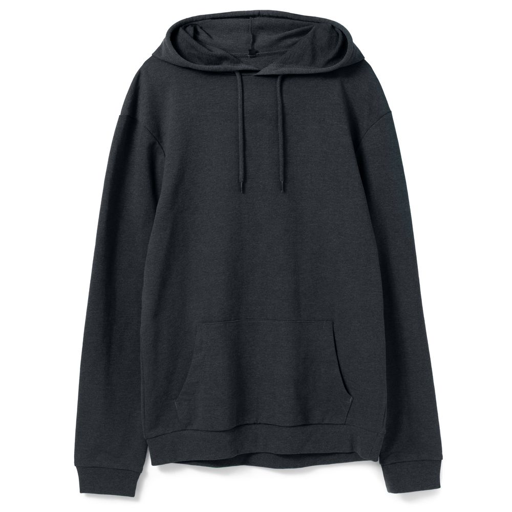 Толстовка с капюшоном унисекс Hoodie, темно-серая, размер XS