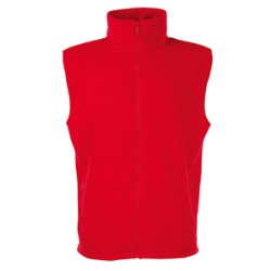 Жилет "Sleeveless Fleece", красный_2XL, 100% п/э, 300 г/м2