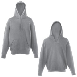 Толстовка Unique Hoodie, серо-лиловый_2XL, 80% хлопок, 20% полиэстер, 280 г/м2