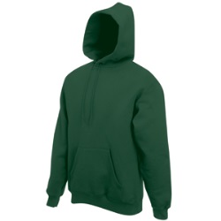 Толстовка "Hooded Sweat", темно-зеленый_S, 80% х/б, 20% п/э, 280 г/м2