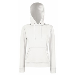 Толстовка "Lady Hooded Sweat ", белый_XL, 75% х/б, 25% п/э, 280 г/м2