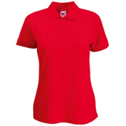 Поло "Lady-Fit 65/35 Polo", красный_XS, 65% п/э, 35% х/б, 180 г/м2