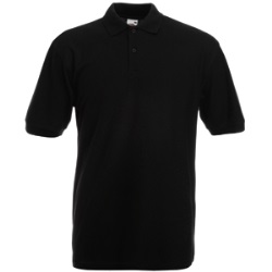 Поло "Premium Polo", черный_2XL, 100% х/б, 180 г/м2