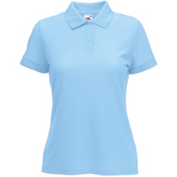 Поло "Lady-Fit 65/35 Polo", небесно-голубой_S, 65% п/э, 35% х/б, 180 г/м2