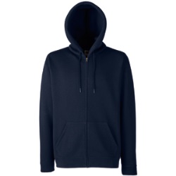 Толстовка "PREMIUM HOODED SWEAT JACKET", глубокий темно-синий_S, 70% х/б, 30% п/э, 280 г/м2