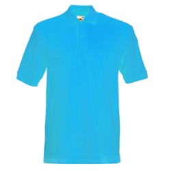 Поло "Premium Polo", лазурно-голубой_2XL, 100% х/б, 180 г/м2